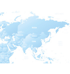 Asia Detailed Political Map With Lables