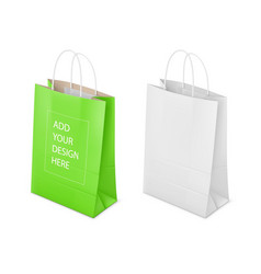 Paper Shopping Bags Mockup