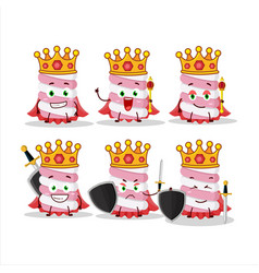 A Charismatic King Marshmallow Twist Cartoon