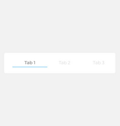 Chosen First Tab In Menu Bar Ui Element Template