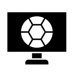 Football Match Glyph Icon For Personal