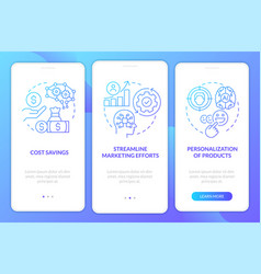 Benefits Of Ai In Marketing Blue Gradient