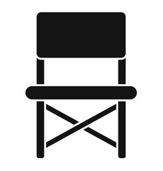 Campsite Chair Icon Simple Travel