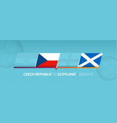 Scotland - Czech Republic Football Match In Group