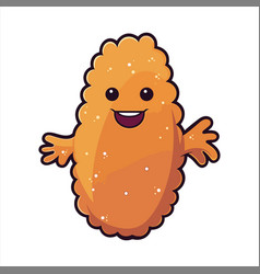 Sea Cucumber Cute Funny Cartoon Kawaii Clipart