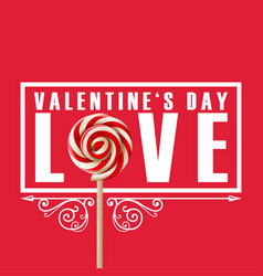 Valentine Day Love Lolipop Image