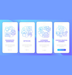 Ai Algorithm In Marketing Blue Gradient