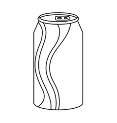 Bottle Of Soda Iconoutline Logo Isolated