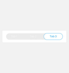 Chosen Third Tab In Menu Bar Ui Element Template