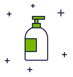 Filled Outline Dishwashing Liquid Bottle Icon