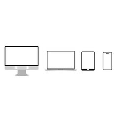 Laptop Computer Smartphone Tablet Icon Collection