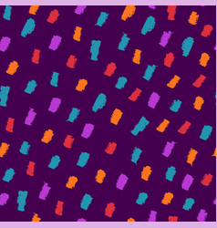 Seamless Pattern Multicolored Brush Strokes