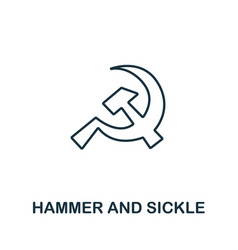 Hammer And Sickle Icon From Russia Collection