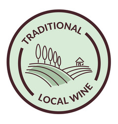 Traditional Local Wine Label Or Banner For Product