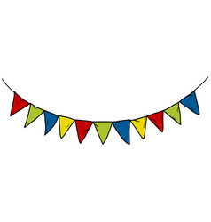 Colorful Streamer Flag Bunting