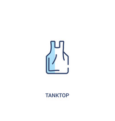 Tanktop Concept 2 Colored Icon Simple Line