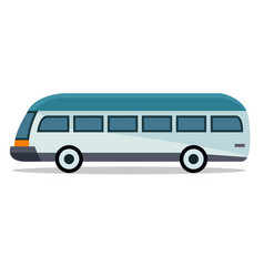 Bus Flat Icon Blue City Bus