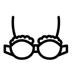 Underwire Bra Icon Outline Style