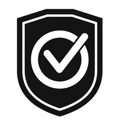 Secured Credibility Icon Simple Customer