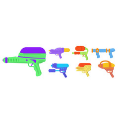 Water Guns Kids Toy Weapons Gun Flat Handguns