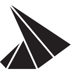 Abstract Triangle Mountain Logo In Trendy And