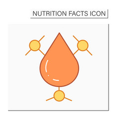 Trans Fat Color Icon