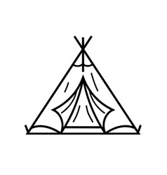 Camping Tent Svg Silhouette