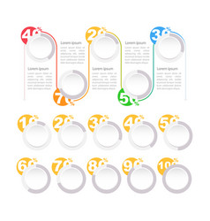 Circle Percentages Infographic Chart Design