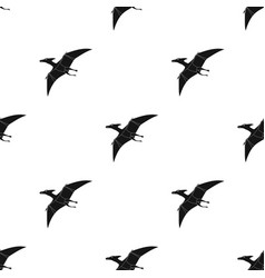 Dinosaur Pterodactyloidea Icon In Black Style