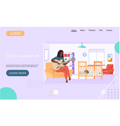 Website About Study Guitar Play Mom Singing