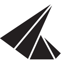 Abstract Triangle Mountain Logo In Trendy And