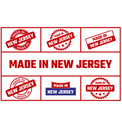 Made In New Jersey Rubber Stamp Set