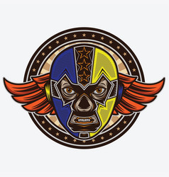 Mask Lucha Libre Vintage Design