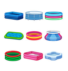 Inflatable Swimming Pool Set Cartoon