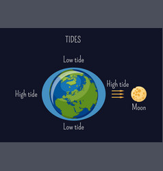 Low And High Lunar Tides Diagram Effect Of Moon