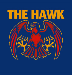 Hawk Sport Logo Style Mascot