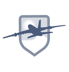 Plane Taking Off Logo