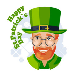 Saint Patricks Day Greeting Card A Man