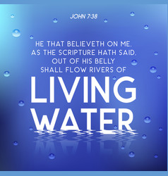 Bible Quote From John He That Believeth On Me