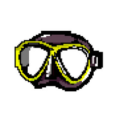 Dive Diving Mask Game Pixel Art