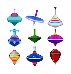 Spinning Top Toy Set Cartoon