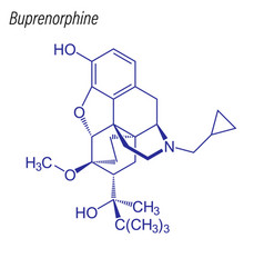 Skeletal Formula Buprenorphine Drug Chemical