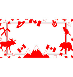 Canada Day Banner For Facebook With Maple Flag