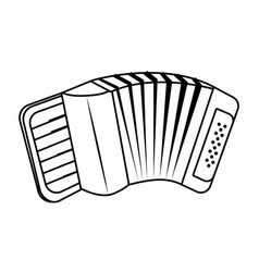 Music Instrument Accordion Cartoon