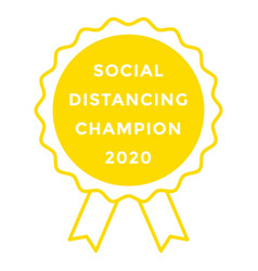 Social Distancing 2020 Lettering