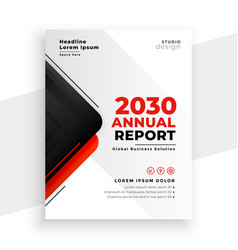 Stylish Annual Report Business Flyer Template