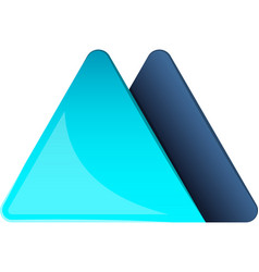 Abstract Triangle Mountain Logo In Trendy And