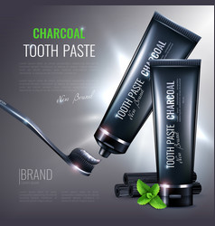 Charcoal Tooth Paste Poster