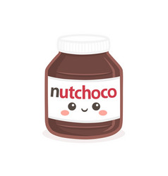 Cute Chocolate Spread Bottle Jar Cartoon