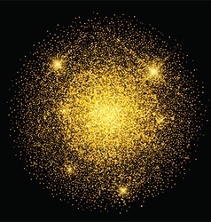 Gold Confetti Circle 1807